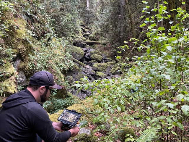 Taking Drone Imagery at Site 2